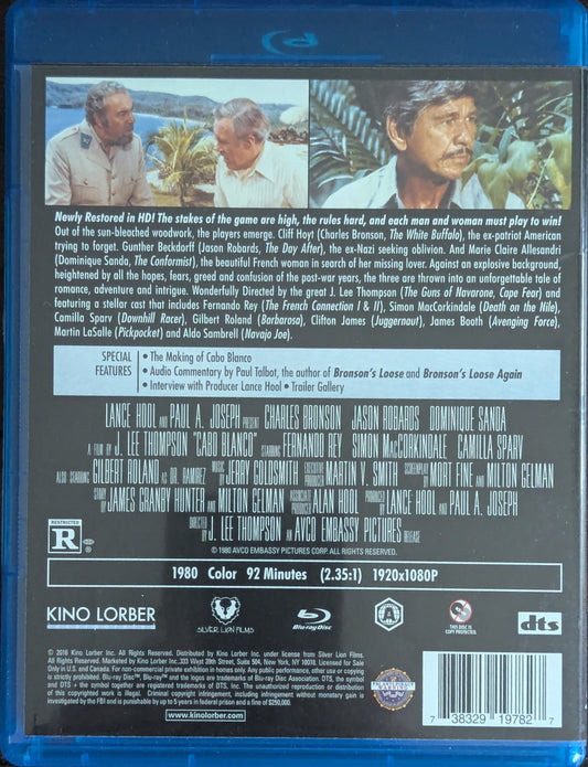 Cabo Blanco Charles Bronson Action Romance Movie Blu-ray