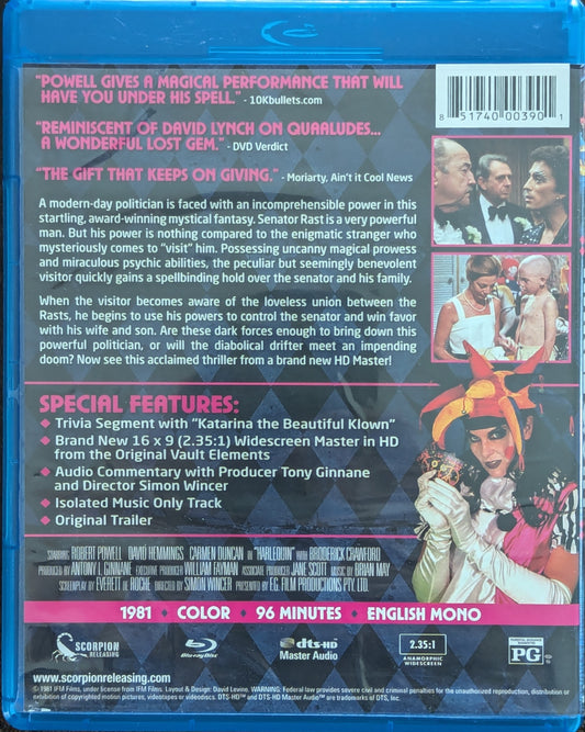 Harlequin Simon Wincer Australian Thriller Movie Blu-Ray