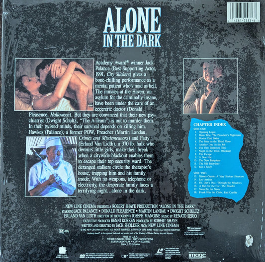 Alone in the Dark Jack Palance Thriler Movie Laserdisc