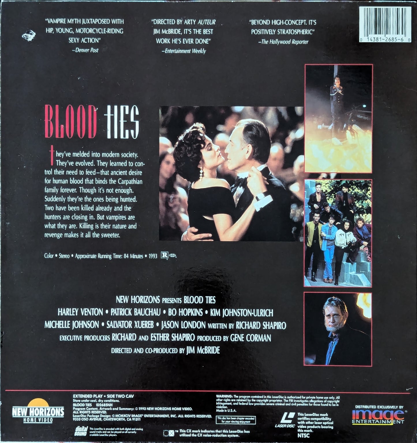 Blood Ties (Laserdisc)