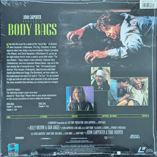 Body Bags John Carpenter Horror Laserdisc