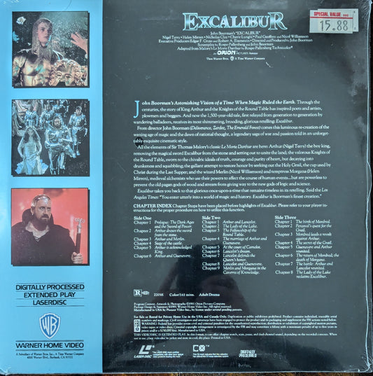 Excalibur Action Fantasy Move Laserdisc