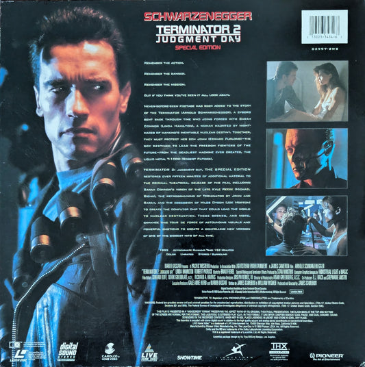 Terminator 2 Judgment Day Arnold Schwarzenegger James Cameron Sci-Fi Action Movie Laserdisc