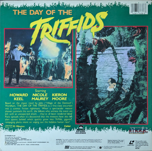 Day of the Triffids Classic Horror Laserdisc Howard Keel Nicole Maurey