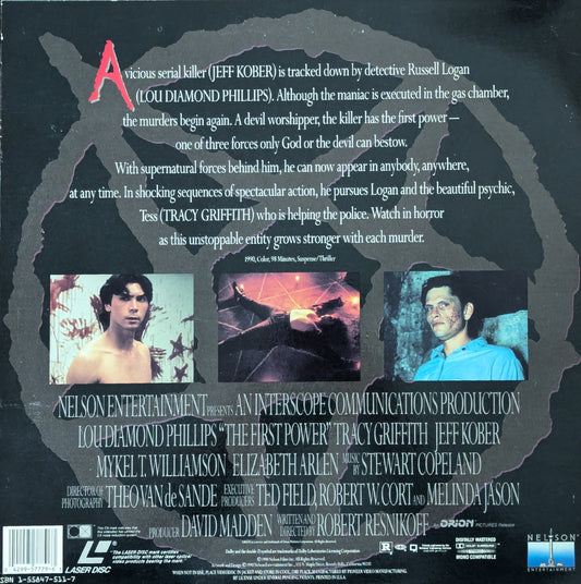The First Power Laserdisc Lou Diamond Phillips satanic panic movie