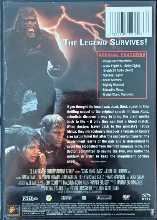 King Kong Lives (DVD)