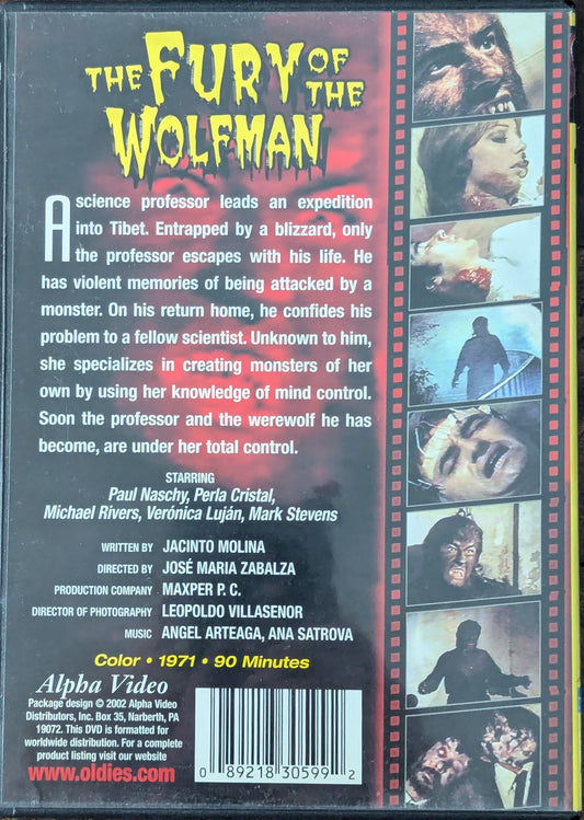 The Fury of the Wolfman (aka La furia del hombre lobo) (DVD)