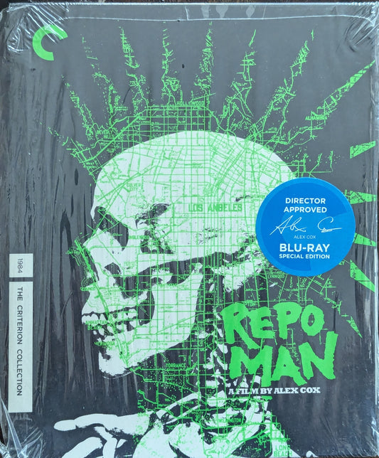 Repo Man Emilio Estevez Criterion Comedy Sci-Fi Movie Blu-Ray