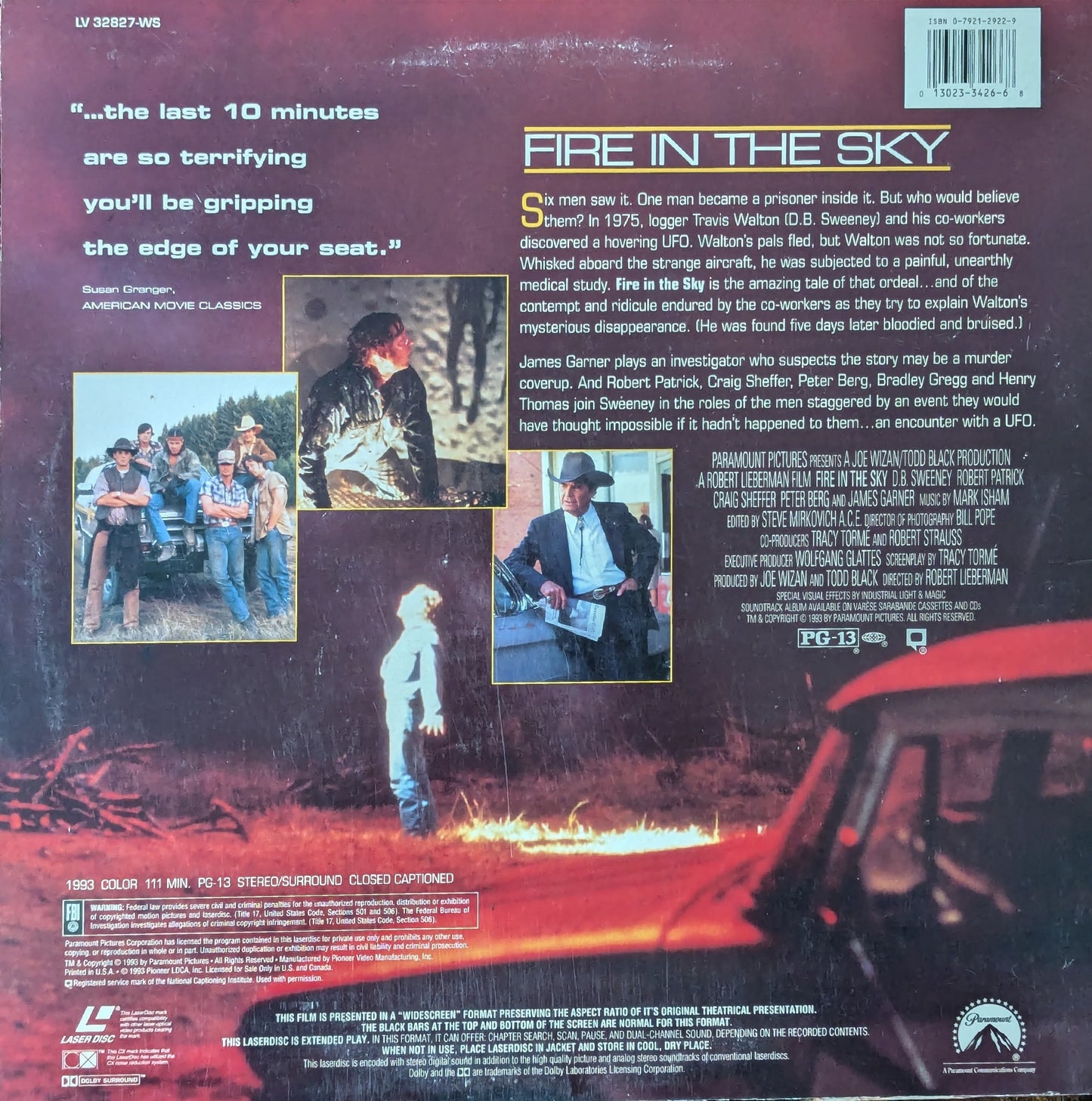 Fire in the Sky, D.B Sweeney, The Walton Experience
